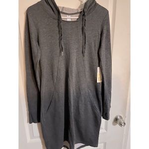 New. Never worn. Sweatshirt dress. Size small.